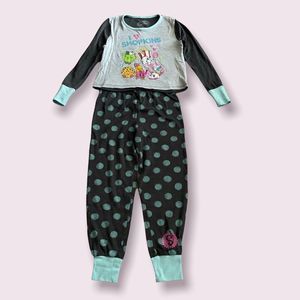 Shopkins polka dot Pj sets size 10-12